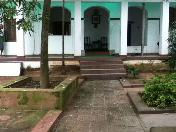 The entrance, cleaned up after Cyclone Phailin